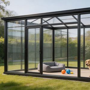 Invernadero de Cristal Personalizado para Exteriores, Solárium, Sala de Sol, Montado en Pared, para Bodas, Jardín, Animales, Casa de Juegos - Product Image 1