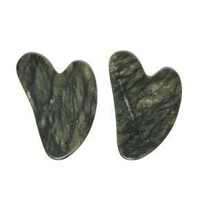 High Quality Natural Crystal Rose Quartz <b>Jade</b> Heart Shaped Face Massager Gua Sha Facial Tool Natural Stone Guasha - Product Image 4