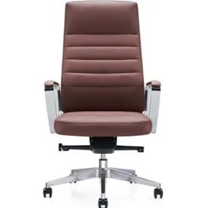 Verstellbare moderne Möbel mit hoher Rückenlehne Funktionell mit Armlehne Schwarz PU gleitet Bürostuhl