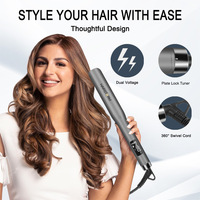 Lisseur et fer à boucler à marque privée avec ventilateur de refroidissement pour tous les styles de cheveux