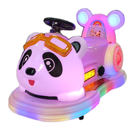 Parc d'attractions, centre commercial, autos tamponneuses électriques, jouets lumineux pour enfants, voiture tamponneuse Panda pour enfants