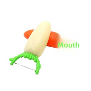 Pelador de Patatas Magnético con Forma de Zanahoria, Multifuncional, de Acero Inoxidable, con Abrebotellas para Uso Doméstico - Product Image 5