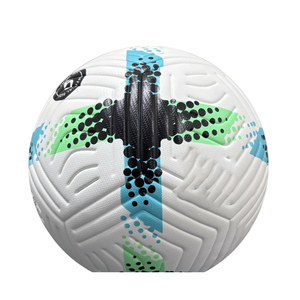 Balón de fútbol de entrenamiento de gimnasia de PVC de marca personalizada superventas tamaño 4 cosido a máquina para niños/adultos Impresión de logotipo de globo de fútbol - Product Image 4