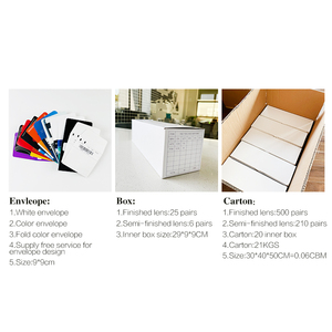 New Arrival quang học Ống kính Kính nhà sản xuất 1.558 Trivex/không thể phá vỡ ống kính HMC ống kính quang học - Product Image 4