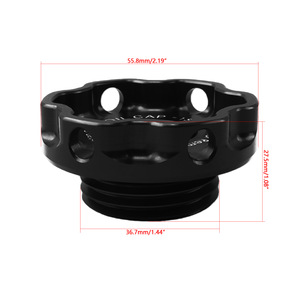 Tapa de aceite universal de aleación de aluminio, hexagonal de 15 mm, para reemplazo de la tapa de llenado de aceite del motor del coche - Product Image 5