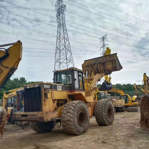 Chargeuse sur pneus Caterpillar CAT 966F d'occasion, très demandée, de bonne qualité, avec composants de pompe d'origine importés du Japon, Shanghai - Product Image 1