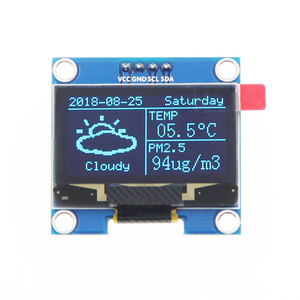 Module <span class=keywords><strong>OLED</strong></span> 1,3 pouces, écran 1,3 pouces, blanc, 128x64, SPI/IIC I2C, communication couleur, module d'affichage LCD <span class=keywords><strong>OLED</strong></span> 1,3 pouces, type - V - Product Image 2