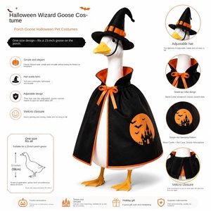 <span class=keywords><strong>Disfraz</strong></span> <span class=keywords><strong>de</strong></span> Ganso <span class=keywords><strong>de</strong></span> Halloween <span class=keywords><strong>para</strong></span> Ganso <span class=keywords><strong>de</strong></span> Jardín <span class=keywords><strong>de</strong></span> 23 Pulgadas, Trajes <span class=keywords><strong>de</strong></span> Mago y <span class=keywords><strong>Bruja</strong></span> con Sombrero y Capa, Decoración <span class=keywords><strong>de</strong></span> Jardín <span class=keywords><strong>de</strong></span> Calabaza Fantasma - Product Image 3