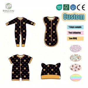 Babylovey Culla Portaoggetti Personalizzata con Cerniera YKK in Bambù per Neonati, Stampa Ciliegie Azzurre, Campione 7 Giorni per Tutte le Stagioni - Product Image 3