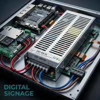 Fuente de Alimentación Conmutada de 350W 48V, Sin Ventilador, PFC Activo, Diseño Anti-reflujo, Convertidor AC/DC, Alta Eficiencia, Carga Dinámica Única
