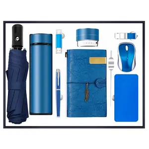 luxury corporate promotional business gift sets items with logo for vip clients