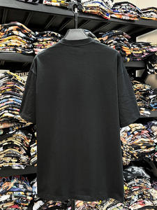 Y2K Vintage de gran tamaño lavado con ácido camisetas para hombres y mujeres 100% algodón de punto estampado gráfico Casual Streetwear Tops - Product Image 3