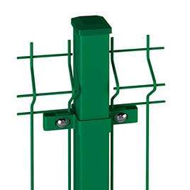 Valla de malla de alambre soldada de Pvc verde de alta calidad, tipos de sistema de esgrima Cuvy, abrazadera de conexión, esgrima 3D - Product Image 2