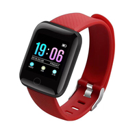 Nouveau 116 Plus Smartwatch Hommes Femmes Sport Fitness Poignet Bracelet Étanche Bracelet De Montre De Mode Sport Écran Tactile Montre K5