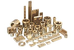 محامل من الجرافيت والنحاس الأصفر ذاتية التشحيم قابلة للتخصيص ، جلبة مستقيمة من سبائك النحاس عالية الجودة ، شجيرة عالية الصلابة - Product Image 4