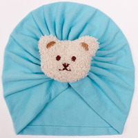 Nouveaux accessoires pour cheveux d'hiver pour filles, bandeaux larges en forme d'ours de couleur bonbon pour bébé, bandeaux en nylon pour bébé