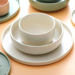 Assiettes de table en céramique japonaise, <span class=keywords><strong>vaisselle</strong></span> de mariage, assiettes en céramique - Product Image 4