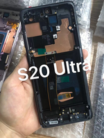 Lcd ponsel asli untuk samsung galaxy S23, lcd pantalla Samsung S23 pengganti layar