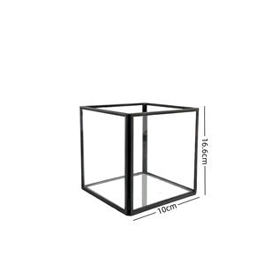 Portavelas Cuadrado de Cristal al por Mayor para San Valentín, <span class=keywords><strong>Figuras</strong></span> de Acción, Marco Metálico, Impermeable - Product Image 5