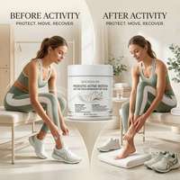 Baume pour les pieds au magnésium fermenté probiotique, anti-frottement, soin des pieds secs, pour la course à pied, la randonnée, les chaussures d'extérieur, usage pour un style de vie actif