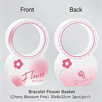 Boîtes cadeaux portables pour fleurs, emballages pour la Saint-Valentin, emballages pour bouquets floraux, boîtes d'emballage pour mariages et anniversaires