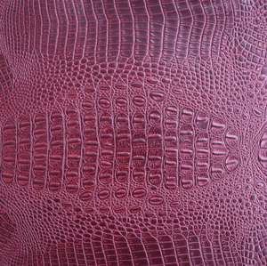 Tapicería elástica de cuero PU de tela roja Reversible de estilo moderno de alta calidad para sofá bolsa propósito decorativo patrón <span class=keywords><strong>en</strong></span> relieve - Product Image 3