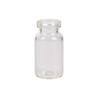 Flacon cylindrique en verre borosilicate transparent avec bouchon à vis 10mL 5mL 3mL pour échantillons de poudre lyophilisée et sérum