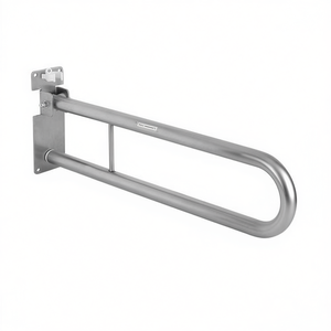 Barra de Apoyo Plegable de 85 cm con Portarrollos de Papel Higiénico, Equipo de Seguridad para Baño - Product Image 2