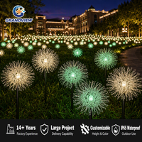 Lampes sphériques en aluminium IP65 étanches pour aménagement paysager, idéales pour la décoration de chemins de Noël et de parcs à thème
