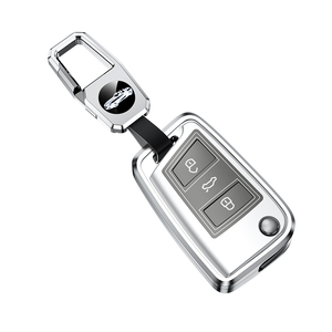 Funda Protectora para Llaves de Coche de Aleación de Aluminio para Volkswagen Tiguan L Lavida Plus Golf 7 Polo Skoda <span class=keywords><strong>VW</strong></span>, Llaveros, Bolsa para Llaves - Product Image 3
