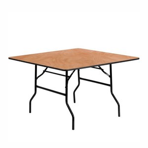 Tavolo Pieghevole Rotondo in <span class=keywords><strong>Legno</strong></span> Compensato di Alta Qualità per Esterni, Banchetti, Hotel e Matrimoni - Vendita all'Ingrosso - Product Image 4