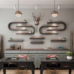 <b>Nail</b> Salon Display Stand <b>Nail</b> Polish <b>Wall</b> Hanging <b>Wall</b> With Light Shelf - Product Image 4