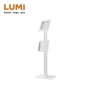 <span class=keywords><strong>Support</strong></span> de sol en acier pour kiosque à tablette antivol avec <span class=keywords><strong>support</strong></span> de catalogue pour écran 9.7" - Product Image 2