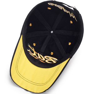 Nuovo stile primaverile strappato berretto da Baseball per gli uomini tridimensionale ricamo pipistrello cappello da sole da esterno per le donne con applicabilità alla festa - Product Image 6