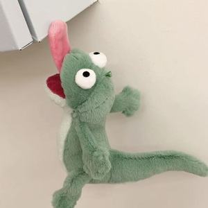 Porte-clés Peluche Lézard Vert Hoppers, Figurine de Dessin Animé avec Langue Extérieure et Fixation Magnétique, Pendentif Animal en Peluche, Cadeau - Product Image 3
