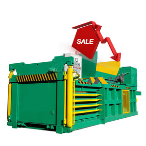 Phế liệu baling máy ngang tự động chất thải giấy nhựa nén Baler thủy lực baling Máy ép - Product Image 4