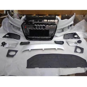 Systèmes de carrosserie automobile pour <span class=keywords><strong>Audi</strong></span> <span class=keywords><strong>A6</strong></span> C7 C7.5 2012-2015, mise à niveau du modèle RS6 avec grilles de pare-chocs avant - Product Image 2