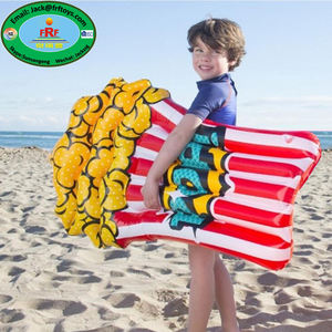 Flotteur gonflable en PVC pour enfants de 110 cm, pour la fête estivale, la baignade et le plaisir, en forme de popcorn - Product Image 1