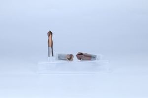 Fresa de Acero de Tungsteno con Recubrimiento Nano Azul HRC65 de 90 Grados, Marca ZY/OEM, Herramienta Profesional para Biselado y Centrado - Product Image 5