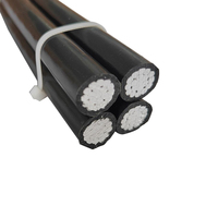 Câble en aluminium CAAI-S Huadong basse tension CAAI 3*25 + 1*16 3*35 + 1*25 câble isolé XLPE