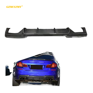 Difusor Trasero de Parachoques de Fibra de Carbono Modelo <span class=keywords><strong>V</strong></span> de Ajuste Perfecto para BMW Serie 5 F10 2008-16 - Product Image 1