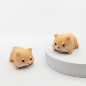 Descomprimir Shiba Inu Squeeze Toy, nuevo y único, mentira Shiba Inu, cachorro de dibujos animados. - Product Image 3
