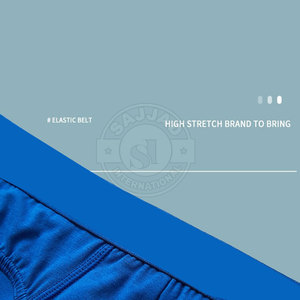Ropa interior transpirable hecha a medida Gimnasio Fitness Ropa interior más vendida para hombres Fibra de bambú para venta en línea - Product Image 4