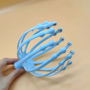 Wholesale 12 Stainless Steel Contact Beads Claw Shape Scalp <b>Massage</b> Health Care <b>Tool</b> Octopus Head Massager - Product Image 4