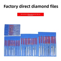 Limes à bois diamantées plates/carrées/triangulaires/rondes, plaquées titane, à dents fines, assorties 3/4/5mm, pour la menuiserie – Vente directe usine