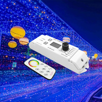 Control Remoto RF LED Rotatorio de 5 Canales BC-355RF para Productos de Iluminación RGB_CCT de Voltaje Constante y Color Completo con Co-anodo