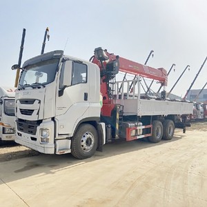 รถบรรทุกติดเครน ISUZU GIGA 6x4 สำหรับงานหนัก 12 ตัน พร้อมบูมยืดไสลด์ ขาย - Product Image 1