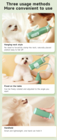Secador de Pelo para Mascotas, Máquina de Soplado de Agua para Perros, Secador de Pelo para Mascotas con Soporte de Escritorio, Manos Libres, para Colgar en el Cuello