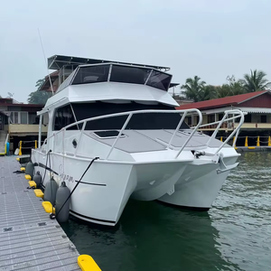 9M 30ft nhôm offshore tốc độ niềm vui giải trí điện du thuyền thể thao thuyền đánh cá Catamaran để bán - Product Image 1