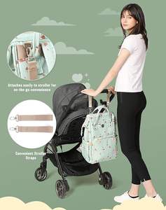 Échantillon gratuit de sacs de voyage multifonctionnels pour les mères allaitantes, quatre pièces d'un ensemble de sacs à langer de haute qualité - Product Image 5